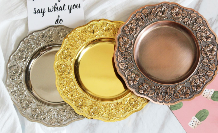 经典喇叭花奖牌定制金属工艺品年会同学会金属纪念盘定制定做