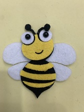 无纺布7厘米蜜蜂幼儿园教室布置用品黑板报环境装饰