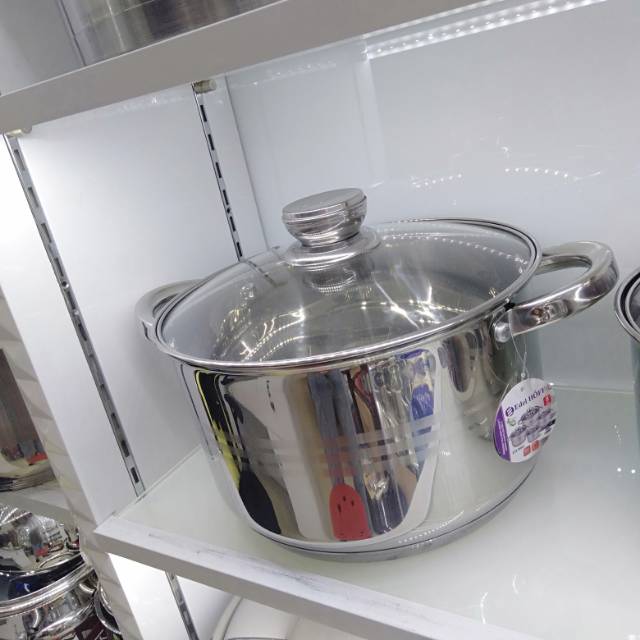 Stainless steel soup pot, non-stick soup pot, household thickened soup pot, uncoated pot, induction cooker steaming soup pot