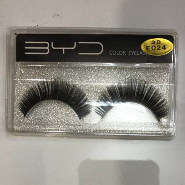 日常自然眼尾拉长假睫毛黑梗硬梗日系凌乱密交叉假睫毛详情1