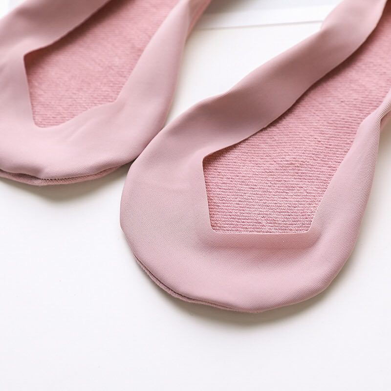 夏季超薄冰丝船袜女纯棉底浅口隐形袜硅胶防滑防掉根产品图