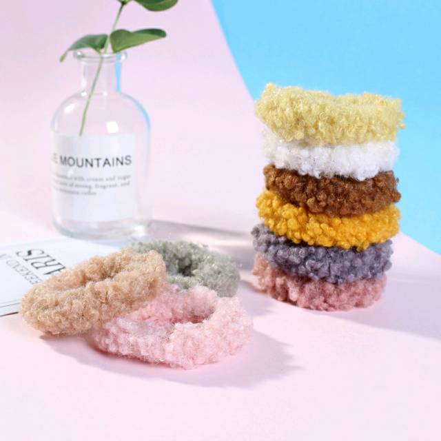 A new best-selling Korean-style faux wool hair band Specification image