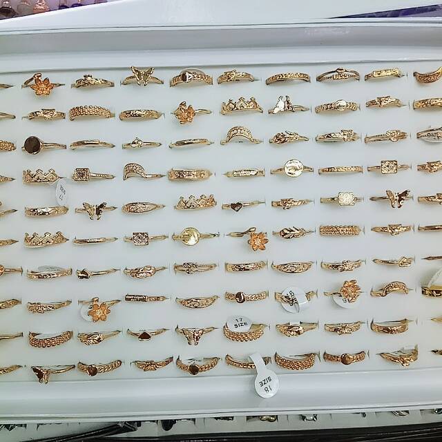 Gold plated rings Ring bracelets with pop accessories thumbnail