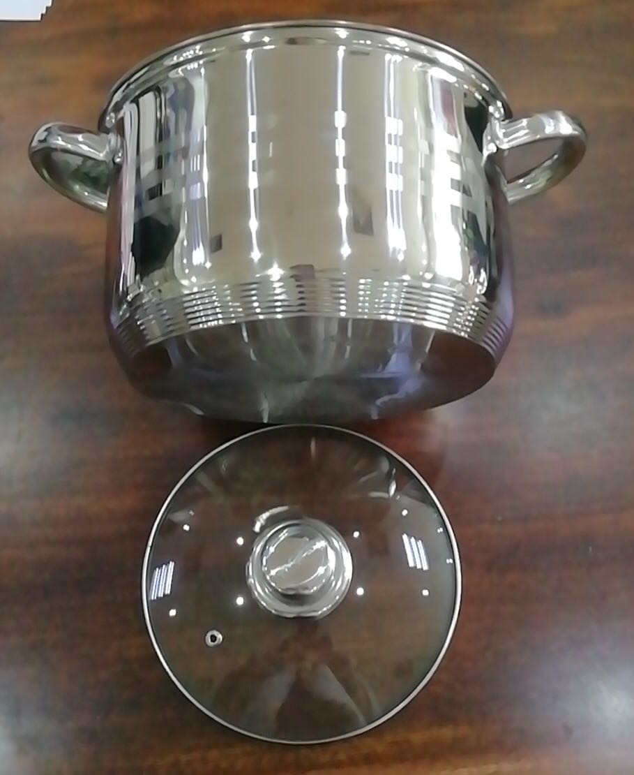 201 stainless steel pot four-piece set, induction cooker, gas universal soup pot details Picture