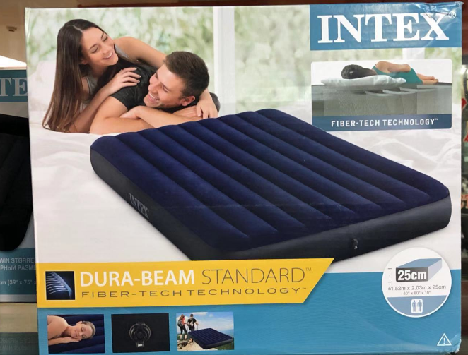 INTEX Plush Double Oversized Stretched-pull air Bed Set Plush inflatable mattress details Picture