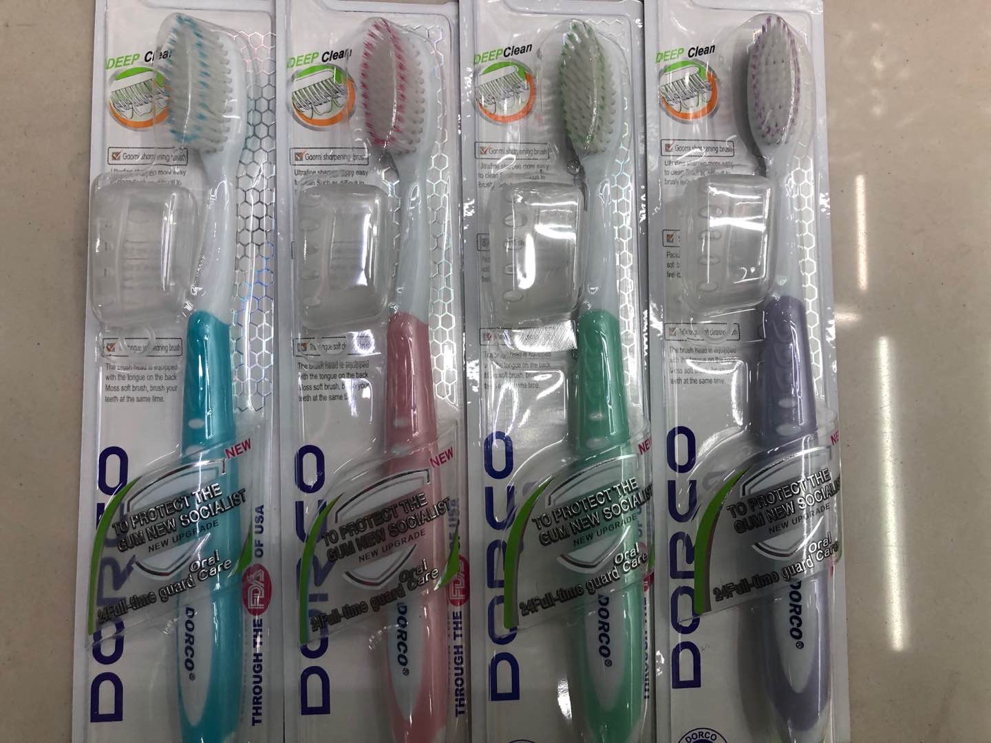 Dorco软毛牙刷12支装家庭套装超细软毛牙刷产品图