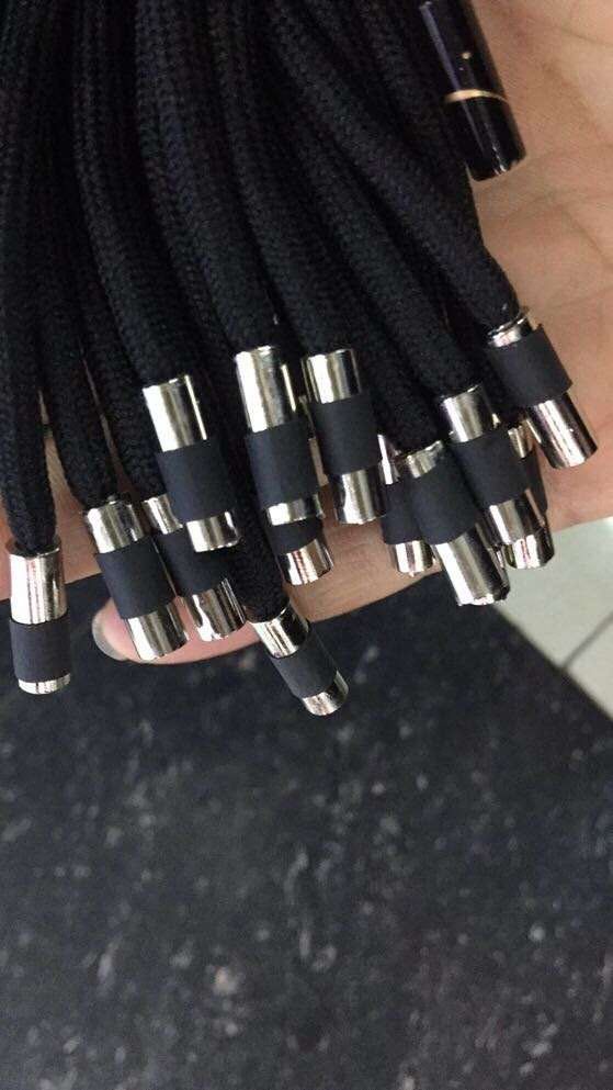 Leather case, belt, waist rope, drawstring, black and white elastic rope, direct sales of accessories