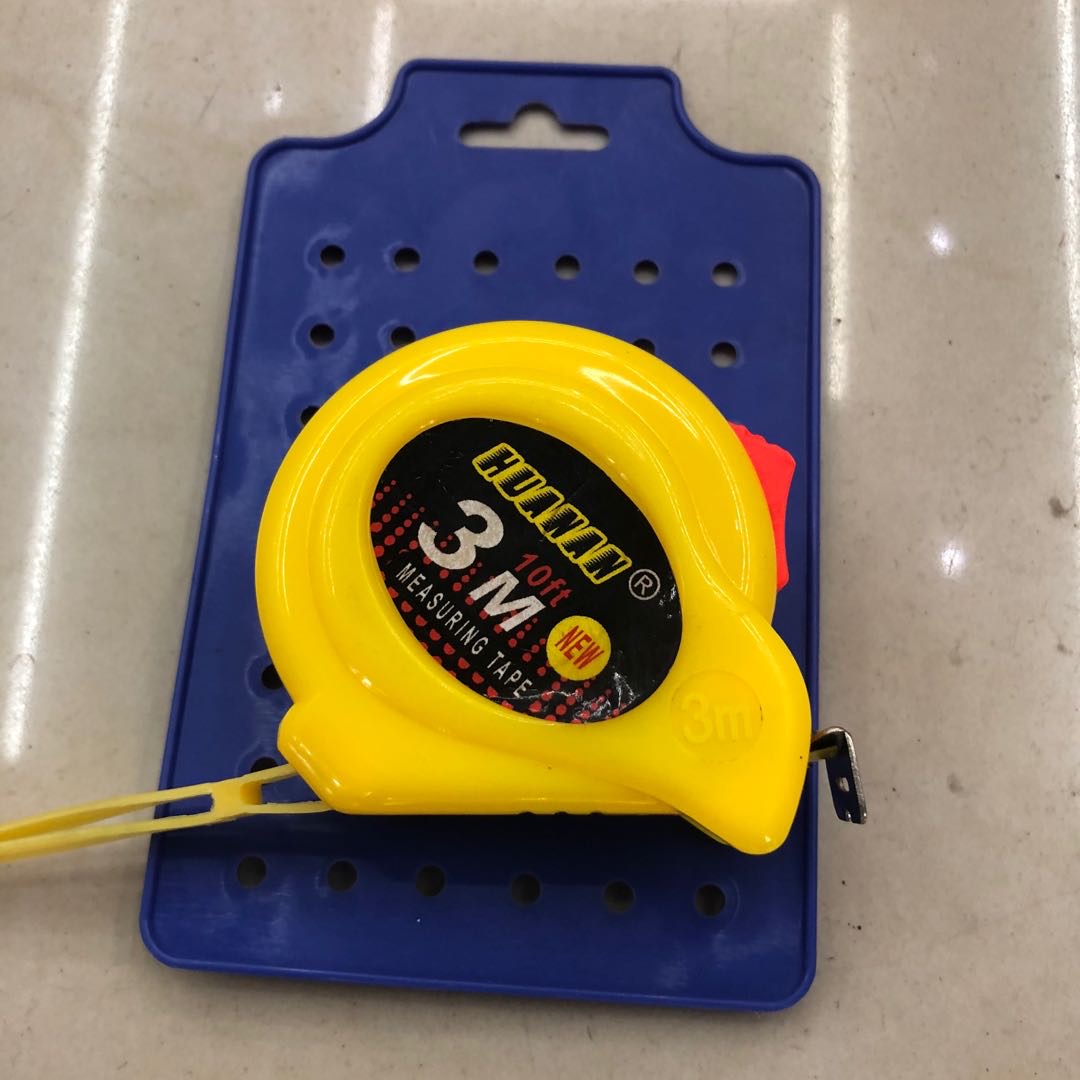 3m tape measure measuring tool yellow case thumbnail
