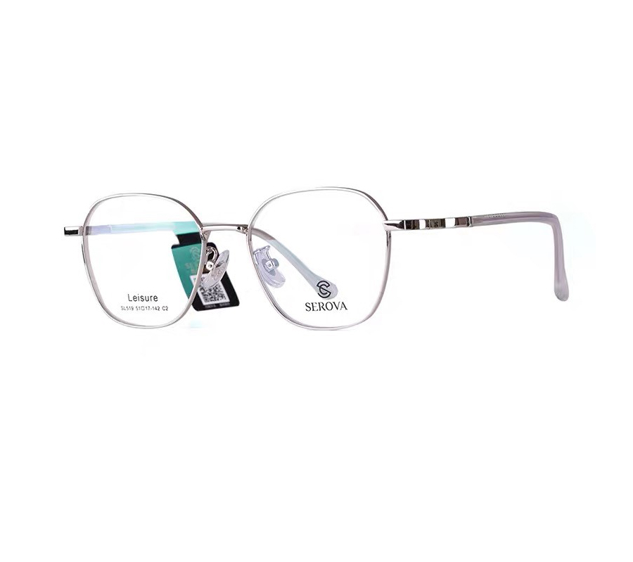 施洛华正品新款眼镜架复古防蓝光近视镜男女通用时尚方框SL519详情图1