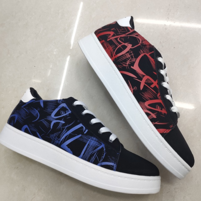 New men's shoes from Spring and Autumn, lace-up breathable casual single shoes, flat board shoes details Picture