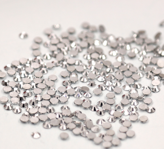 Flat Bottom Rhinestone Nail Diamond Jewelry Accessories Hot Bottom Glass Rhinestone Nail Jewelry Mixed Round Diamond