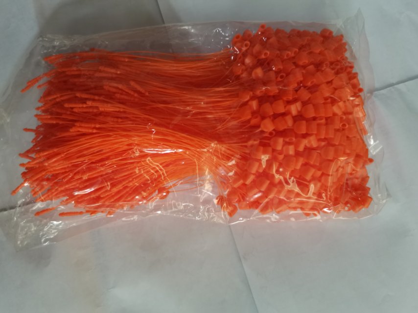 Clothing label, tag, string, plastic hand string, female buckle, plastic hand string, needle hand string thumbnail
