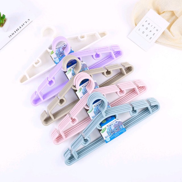 衣架/衣架植绒/服装用衣架，挂钩加长/宽塑料衣架/衣架塑料宽细节图