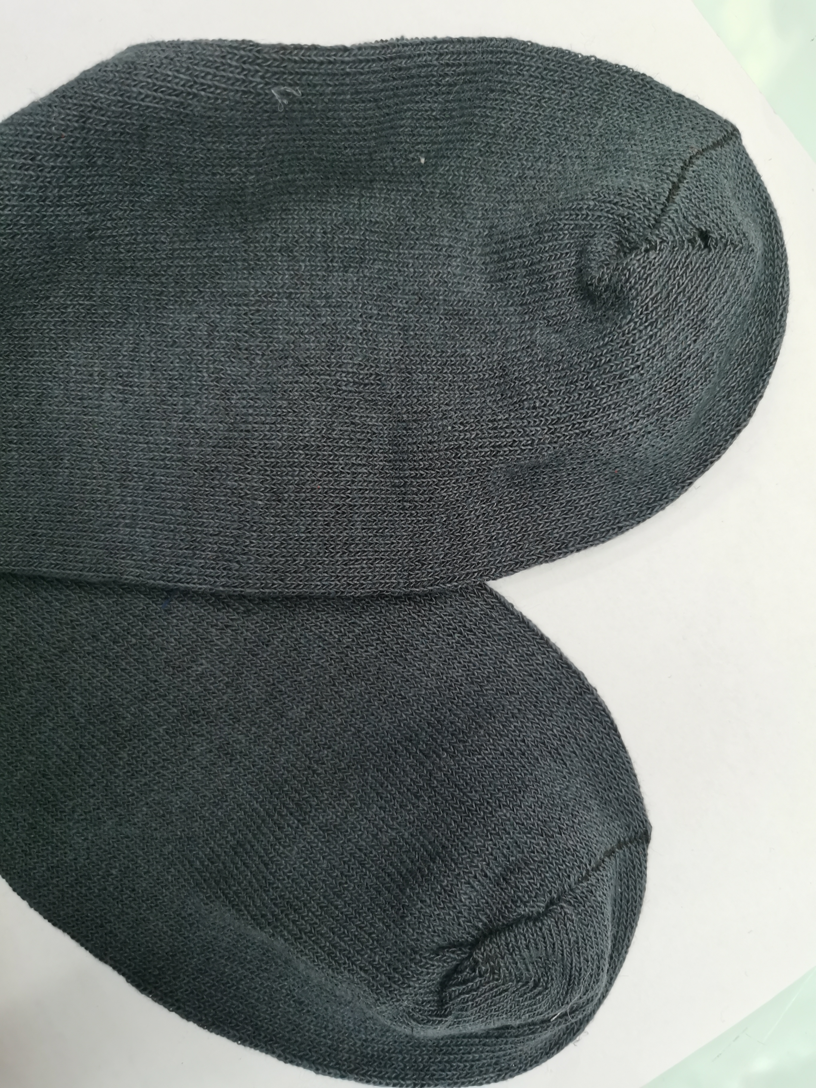 Foreign trade polyester-cotton doll design comfortable and breathable men's socks, middle-aged and elderly socks details Picture