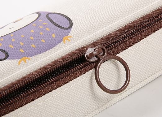 Double Pen Bag For Men Large Capacity Small Fresh Simple Pencil Bag For Primary School Stationery Storage Bag Specification drawing