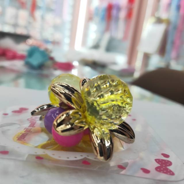 Girls' hair accessories, fresh and colorful flower hair bands, candy-colored sweet baby headbands details Picture