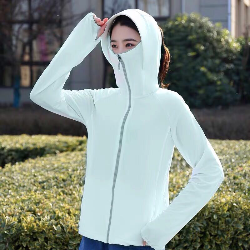 Ice cream sunscreen long sleeve breathable thin sun protective clothing coat thumbnail