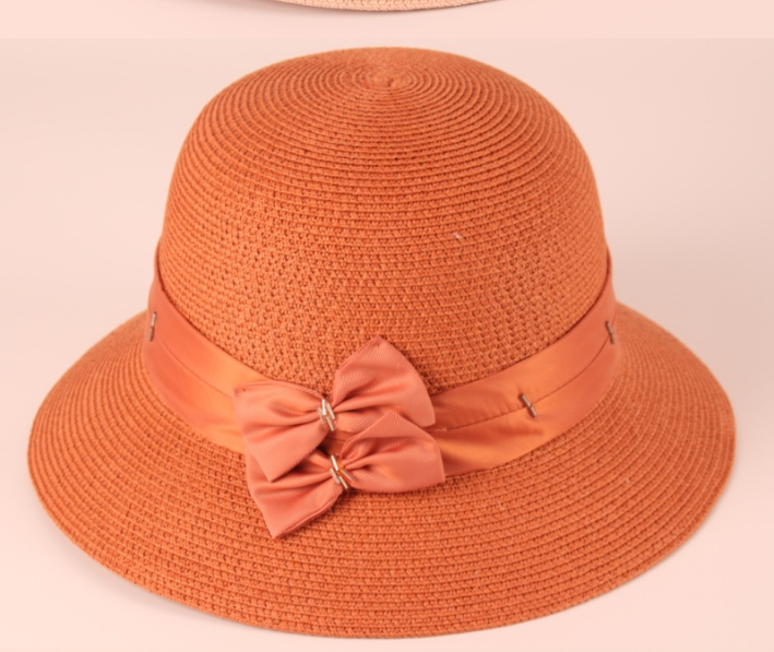 Sun hat fashion sunhat hat straw hat women leisure vacation beach wind shade woman