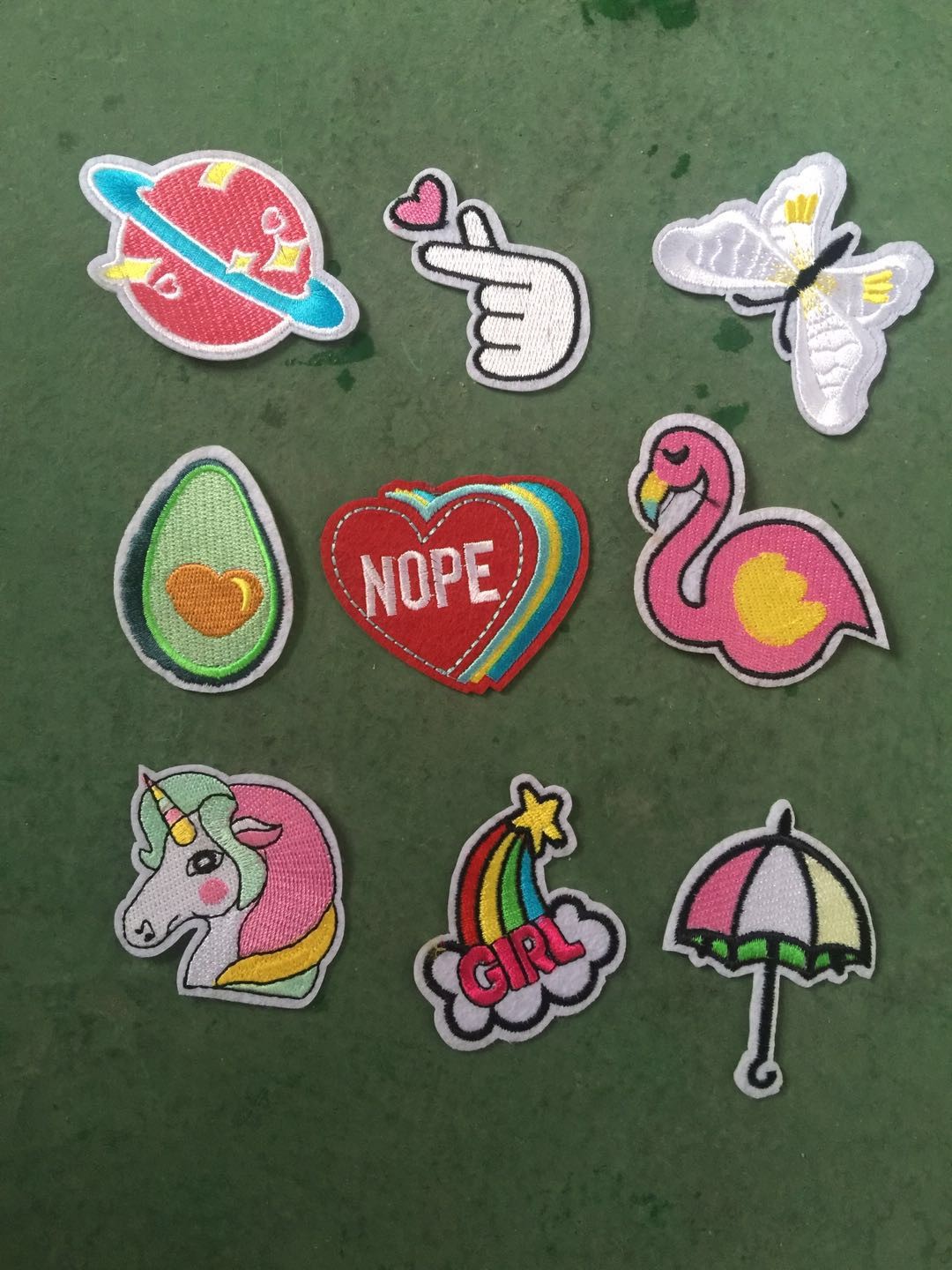 贴布贴时尚自粘大小号无痕儿童刺绣花衣服牛仔裤羽绒服破洞贴