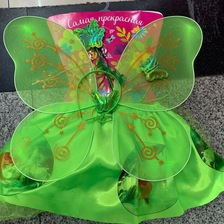 蝴蝶翅膀连衣裙两件套万圣节道具套装儿童节表演服装