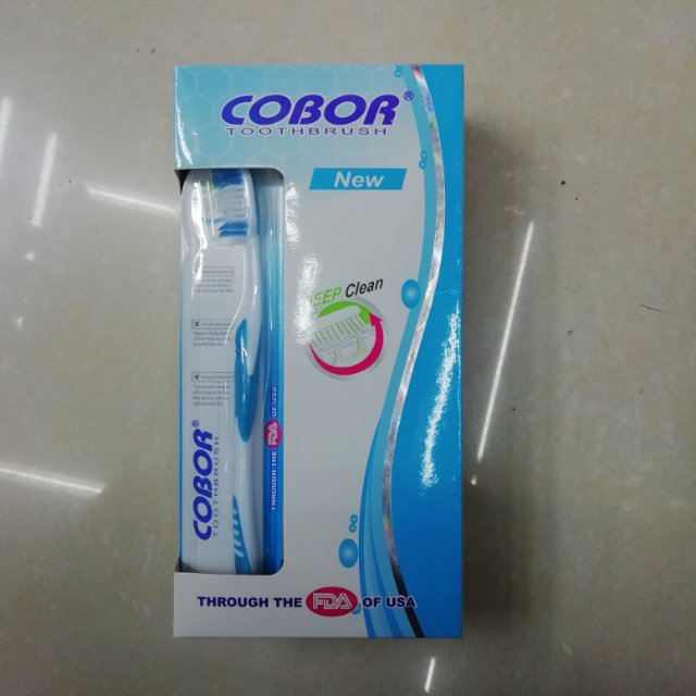 COBOR家用清洁护齿专用软毛盒装舒适握感牙刷