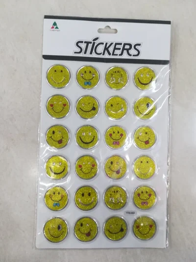 Yiwu Good Goods Smiley Face Sticker Manual Sticker Blister Sticker Bump Sticker Three-Dimensional Sticker