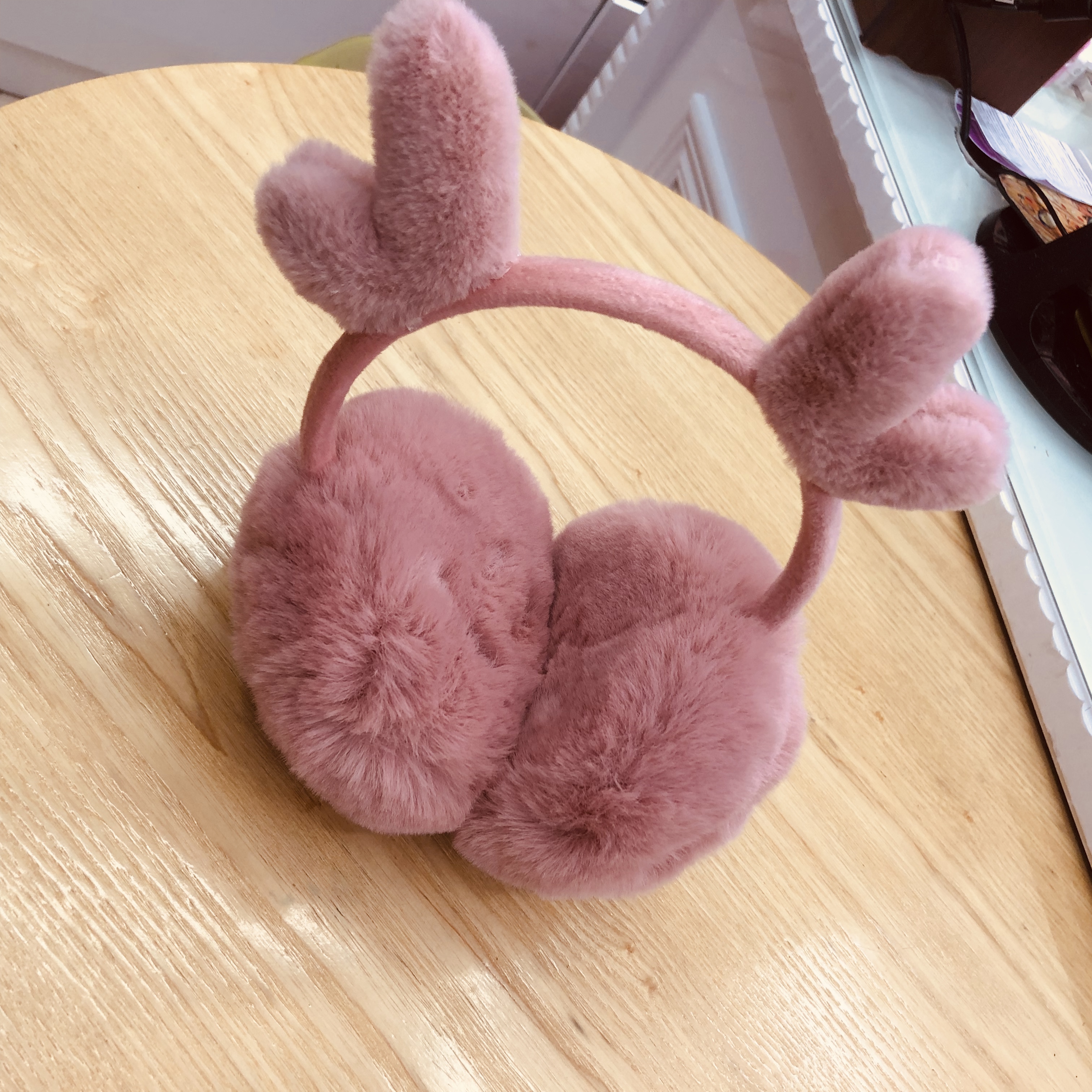 Ladies Cute Earmuffs Fresh Warm Earwrap Solid Color Fashion Earmuffs My Couple Specification drawing