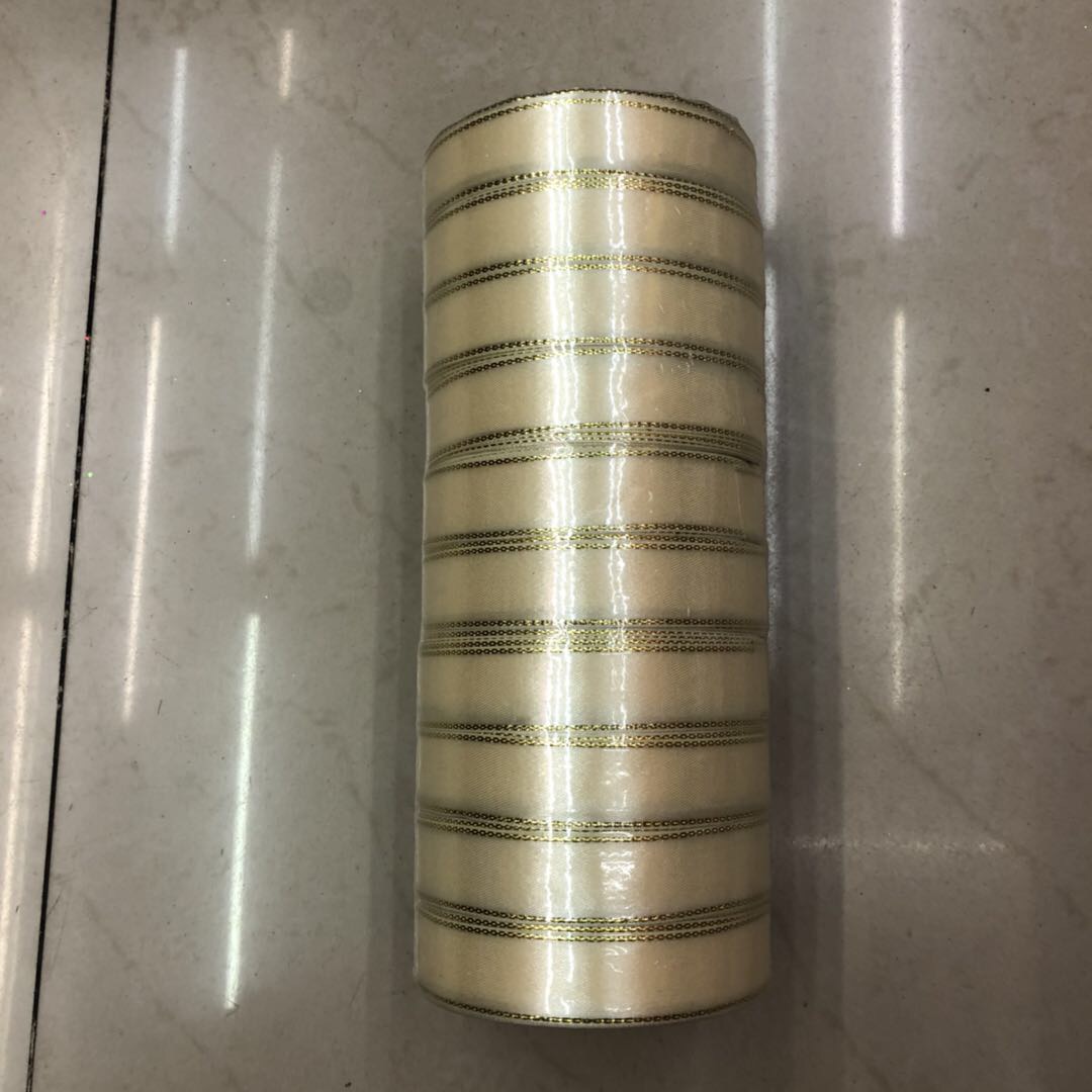 1.5 cm Sequins with gold borders, bows, ribbons, webbing, colored ribbons, satin ribbons, wedding silk ribbons, rolls, DIY wrapping straps