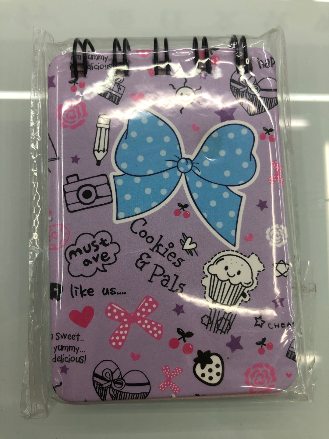 蝴蝶结记事本口袋本便签本