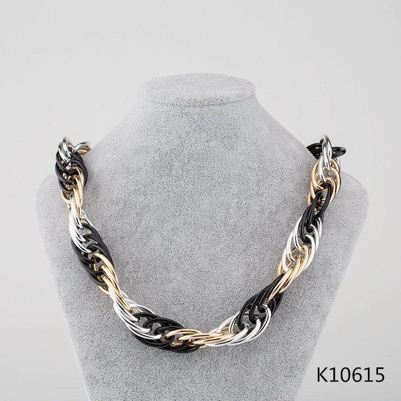 K10615 elastic rope elastic band 27.5*18.5mm ladies' bag metal chain crossbody strap accessory with string tie bow style