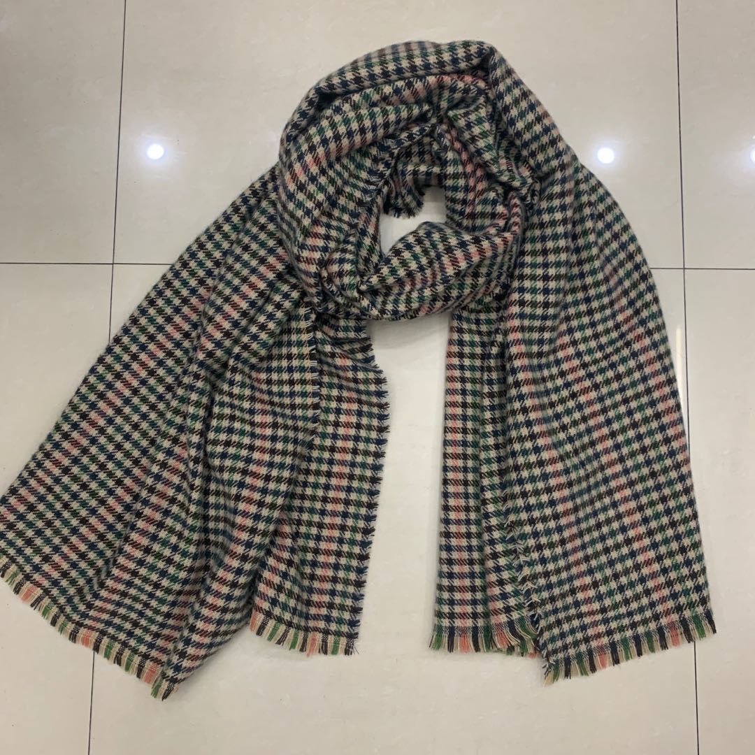 Thousand Bird Lattice Scarf Fashion Scarf Scarf Manufacturers Direct Sales