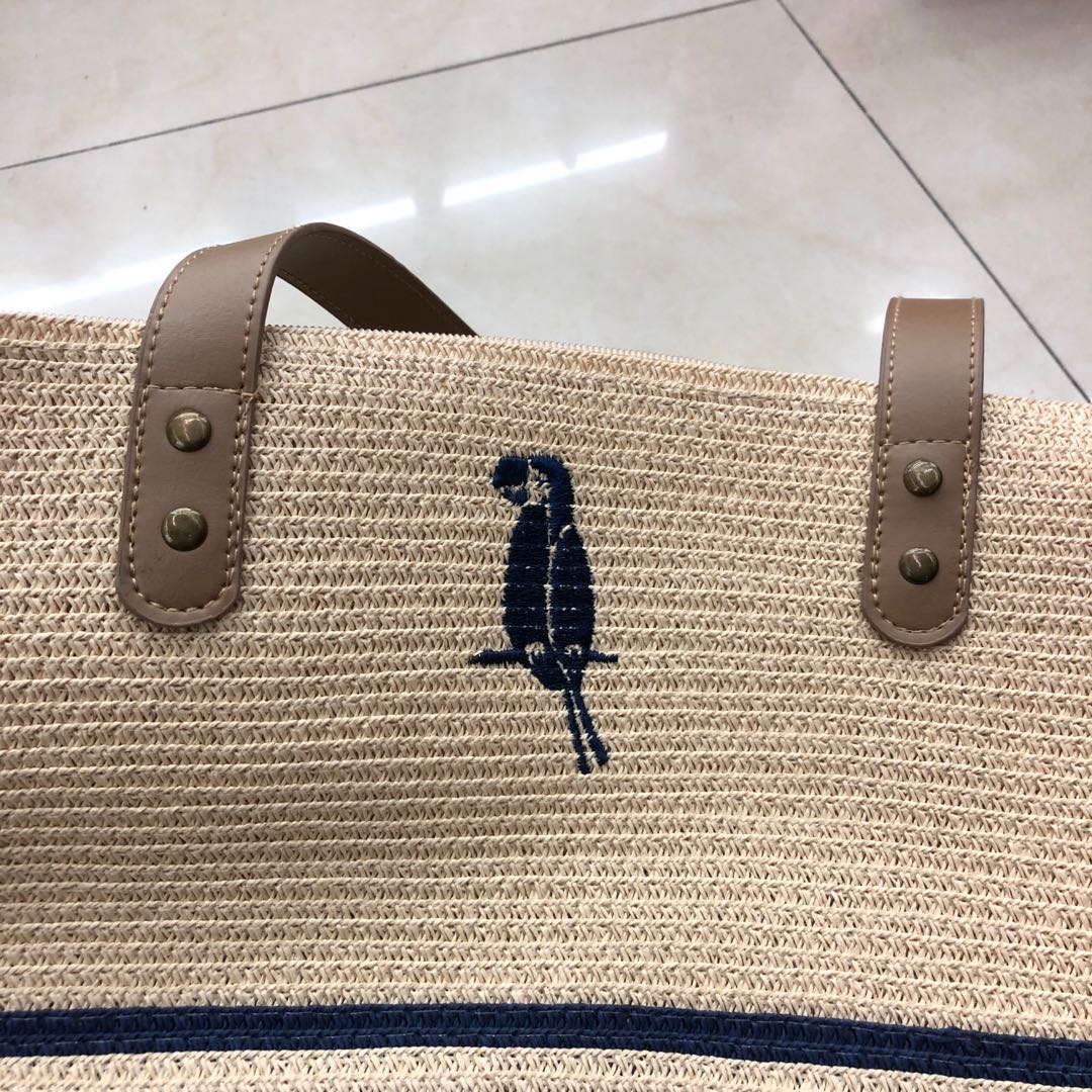 New Harajuku Grass Woven Small Handbag Shoulder Bag Small Fresh Women's Bag details Picture