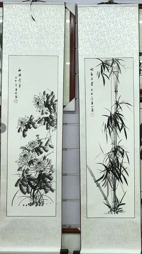 Yiwu Nian Hao Painting Industry 40X110cm Pure Hand-Made Chinese Painting details Picture