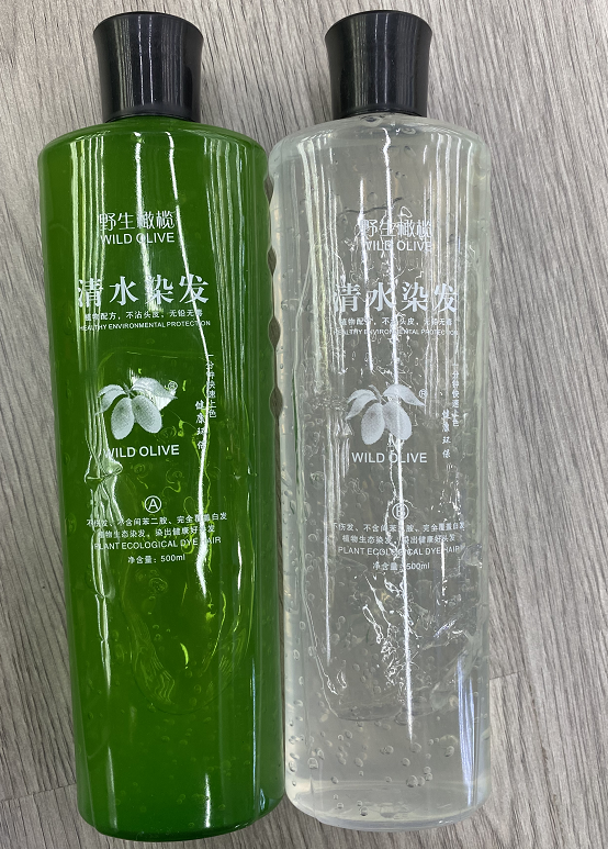 500mlblack oil shampoo野生橄榄清水染发系列细节图