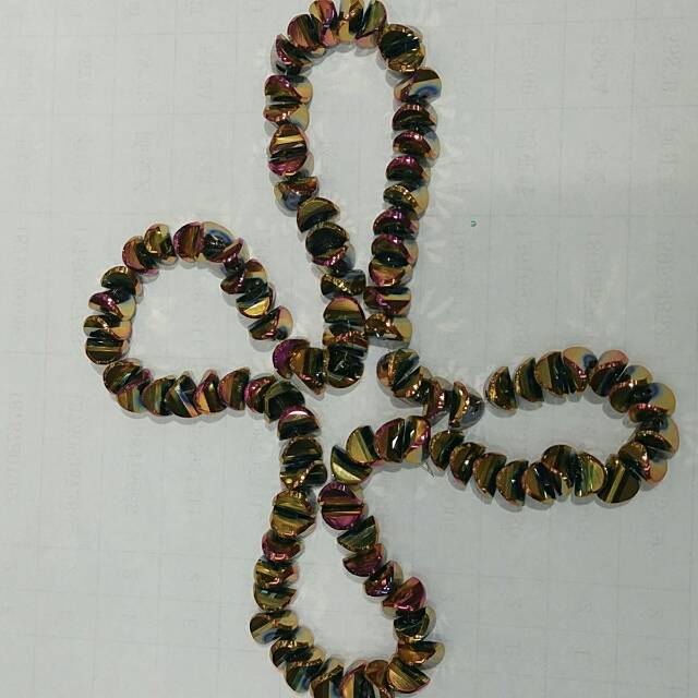 玻璃水晶手链耳环项链配件水滴玻璃手缝钻钻鞋帽包服装辅料diy
