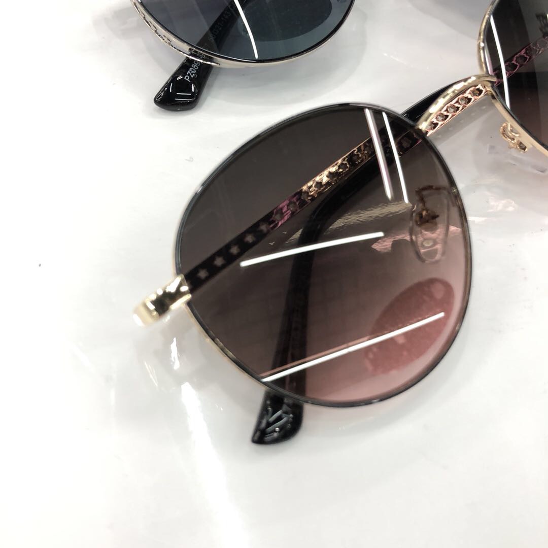 防紫外线太阳镜女潮流复古圆框眼镜百搭街拍遮肉产品图