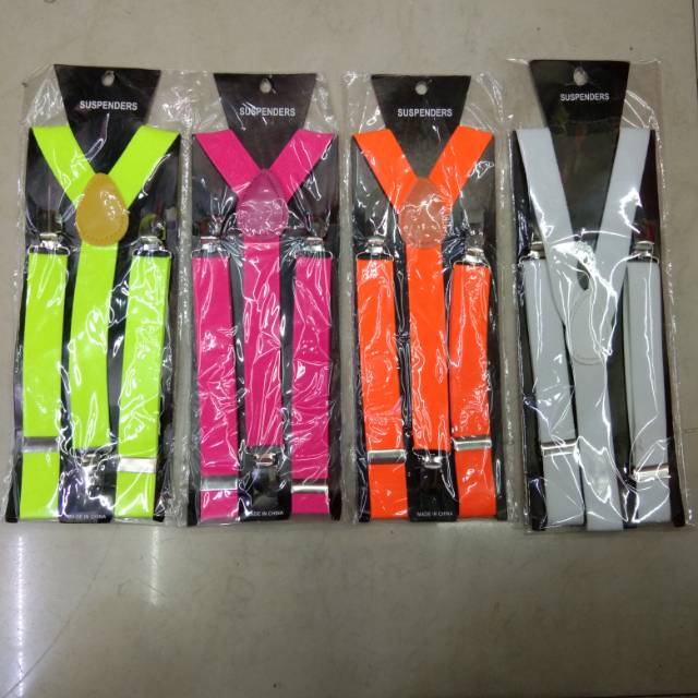 厂家直销尼龙背带万圣节用品混色批发