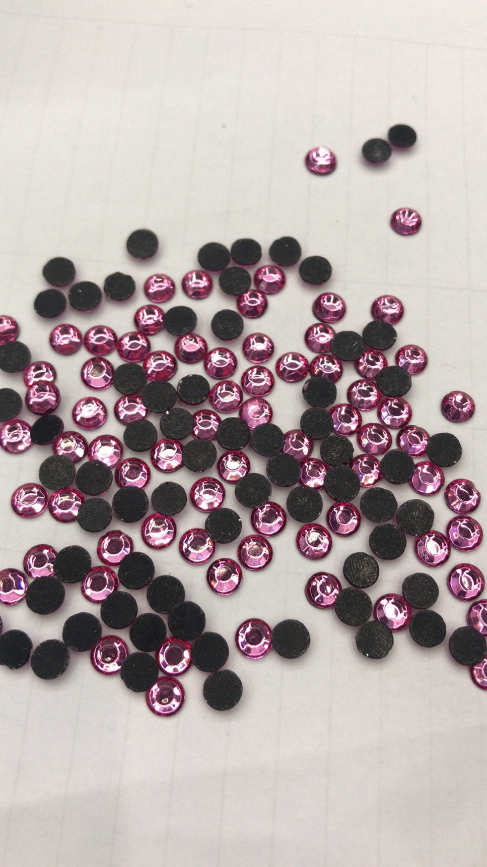 浅粉SS20双面钻平底钻玻璃烫钻DIY钻产品图