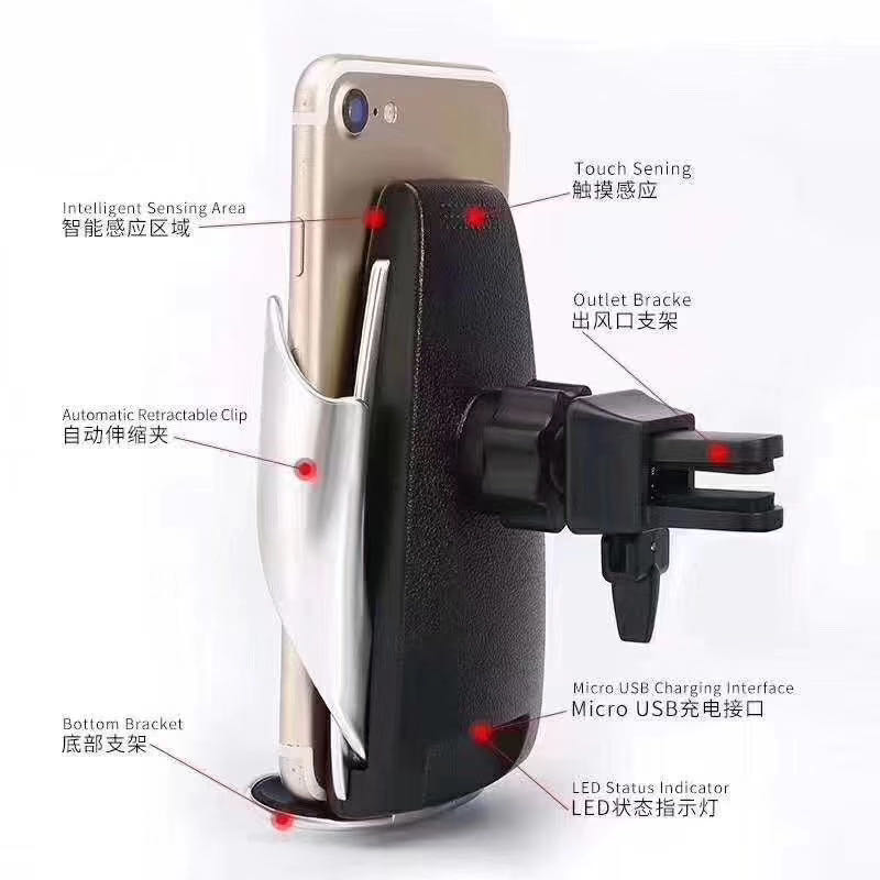 Fully automatic car servant car mobile phone stand, car center console support frame, car navigation air outlet details Picture