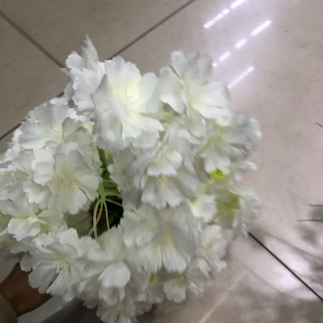 Factory Direct Sales Simulation Cherry Blossom Potted Garden Small Fresh Decorative Home Photography Specification drawing