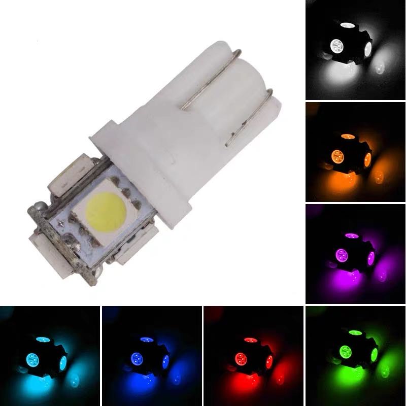 Automotive General Led Plug T10-5050-5 Light Small Light Specification drawing