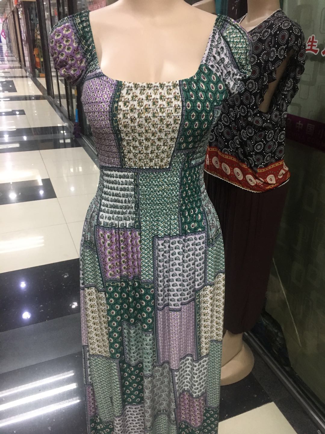 New fashion trend of foreign trade round neck sleeveless ruffled sleeve dress thumbnail