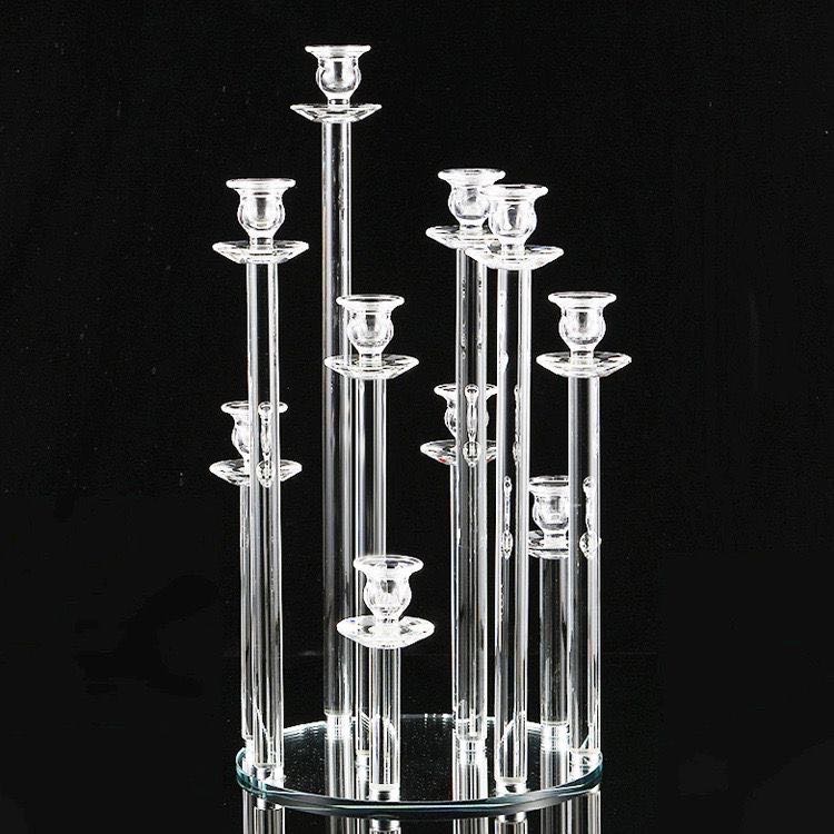 Crystal handicrafts Wedding company, crystal candlesticks, festival supplies, crystal handicrafts Xiangyu Crystal details Picture