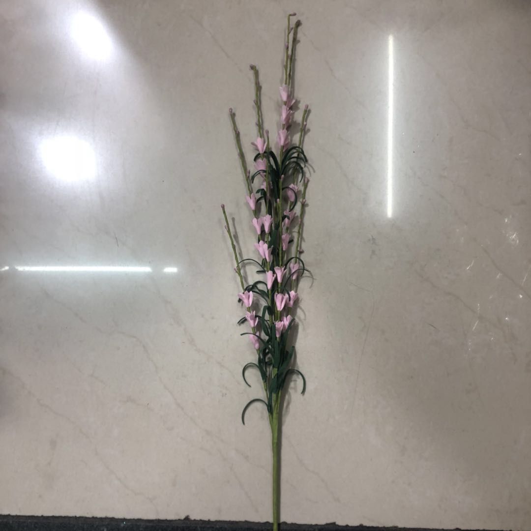 仿真桃花枝梅花樱花假花绢花装饰花家居客厅落地花瓶插花干花花束