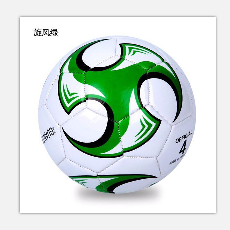 足球厂家直销pvc足球 pu机缝足球 4号5号旋风学生比赛用 足球现货产品图