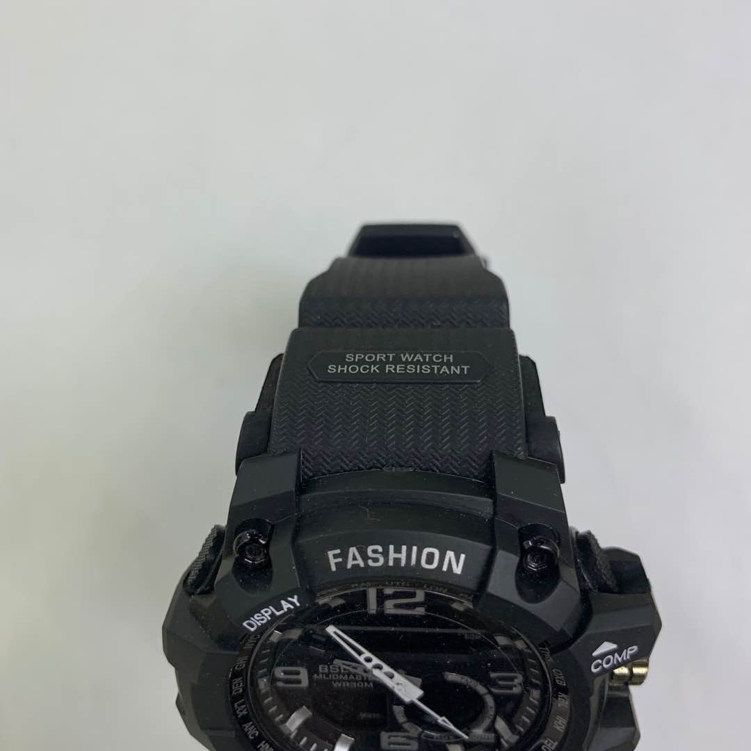 Black waterproof watch for junior high school students, boys, children and teenagers Specification image