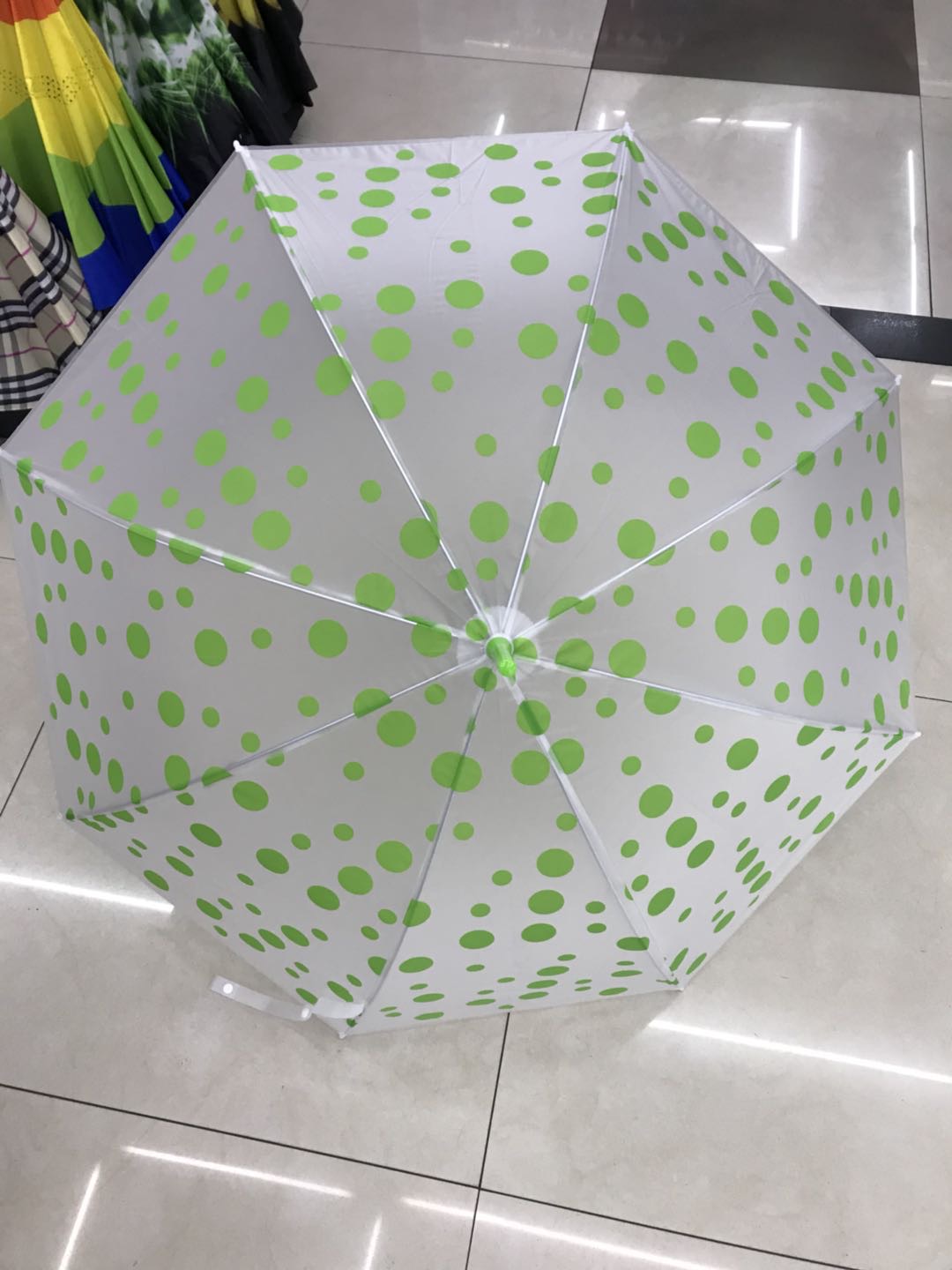 EVA eco-friendly polka dot umbrella, long-handled umbrella, advertising custom umbrella