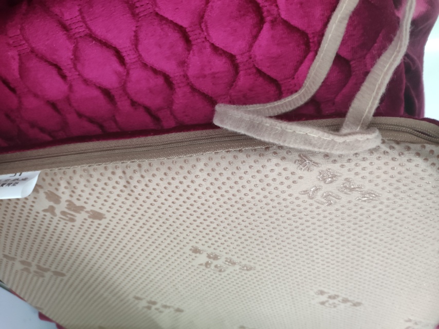 2020新款厂家直销红色薄款绑带椅子垫细节图