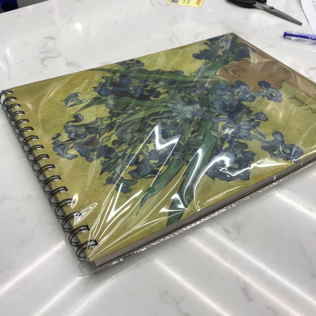 Chenxuan Stationery Art Drawing Office Coil Note Book College Students Small Fresh Side Turn B5 Spiral Thickened Stationery Girl's Cartoon Cute Creative Retro Art Beautiful Simple Super Cute Girl Heart Delicate Specification drawing