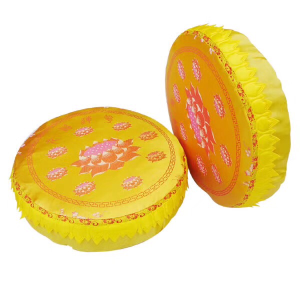 Prayer cushion, kneeling prayer cushion, meditation cushion, pearl cotton cushion, lotus Buddha worship cushion, household and home cushion, Buddhist hall kneeling cushion details Picture